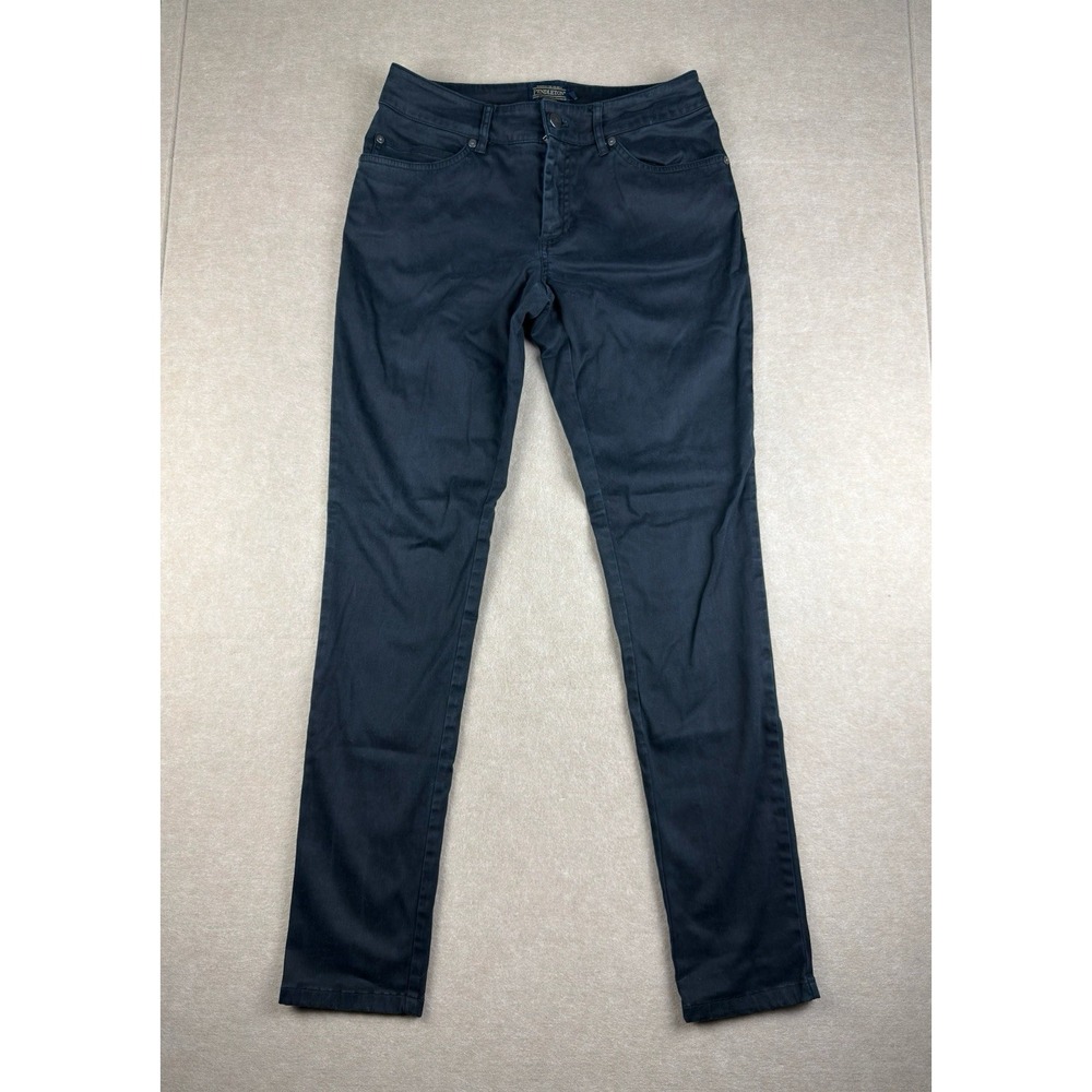 Pendleton Pants Women 4 Black Slim Fit Stretch Mid Rise Casual Tencel Soft
